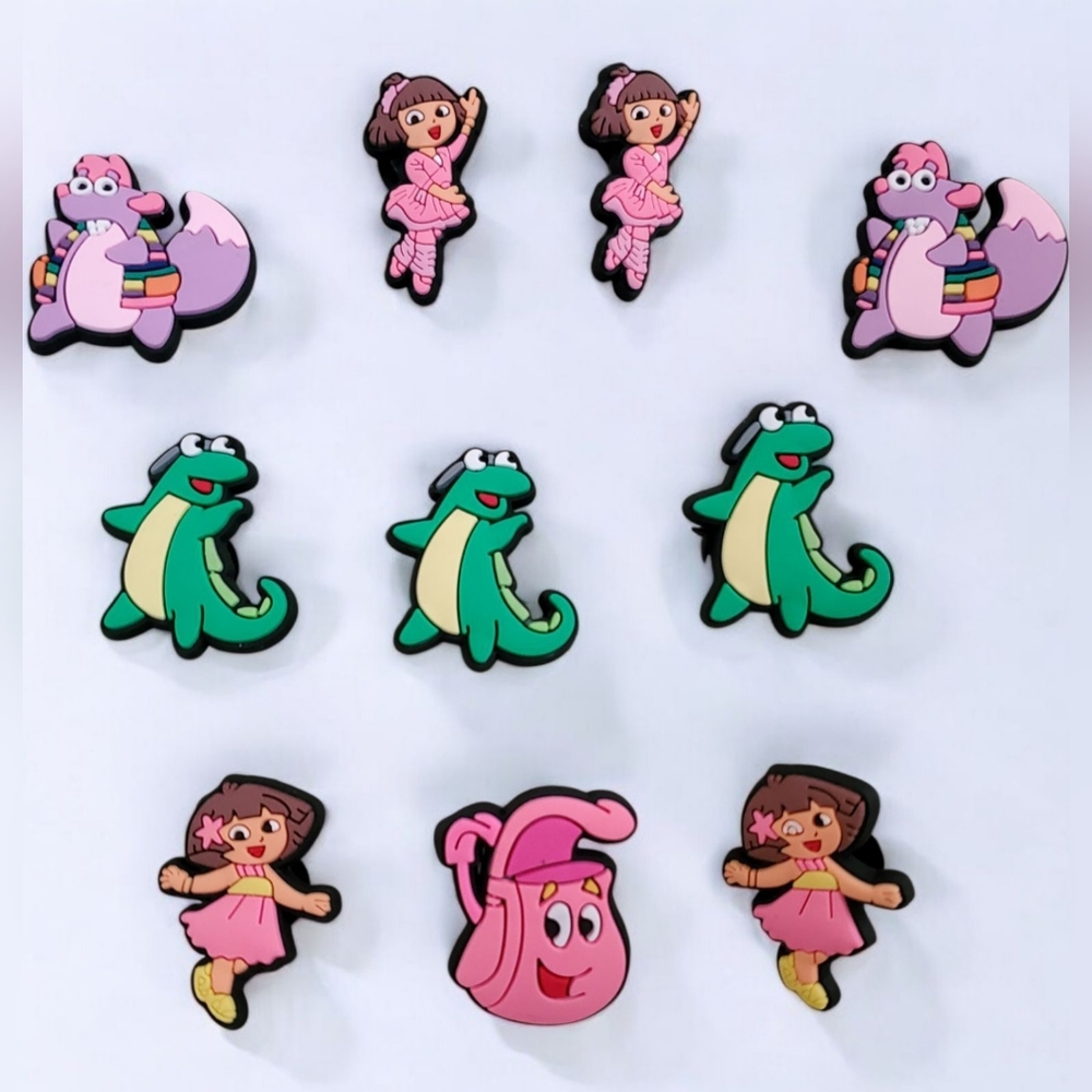 Dora The Explorer Croc Charms